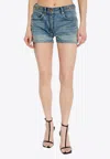 Versace Medusa Mini Denim Shorts