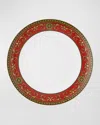 Versace Medusa Modern Dinner Plate In Red