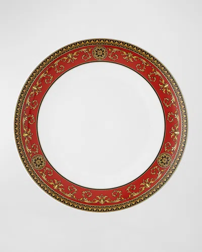 Versace Medusa Modern Dinner Plate In Red