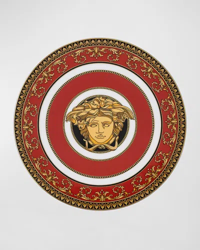Versace Medusa Modern Lid For Bowl, 7" In Red