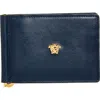 Versace Medusa Money Clip Leather Bifold Wallet