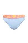 Versace Medusa Bikini Bottom In Pastel Blue