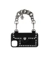 Versace Medusa-motif Chain Iphone Cover In Black