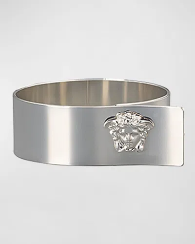 Versace Medusa Napkin Ring In Metallic