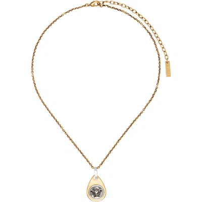 Versace Medusa Necklace In Gold