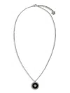 Versace 'medusa' Necklace In Black  