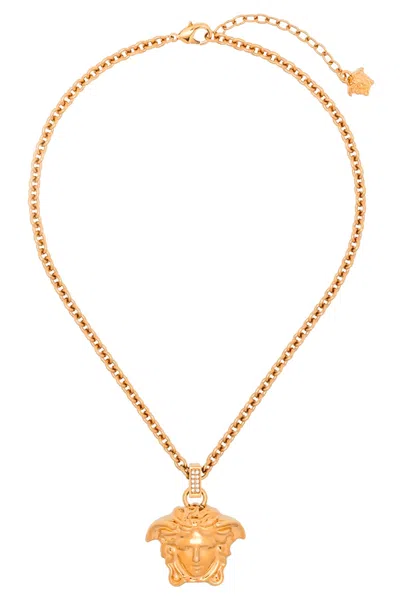 Versace 'medusa' Necklace In Gold