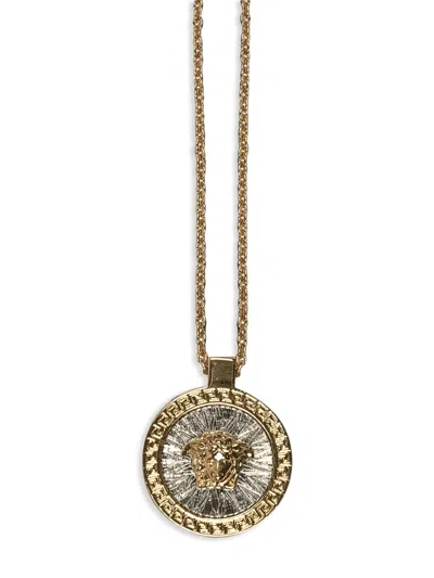 Versace 'medusa' Necklace In Gold