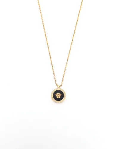 Versace Medusa Necklace In Gold