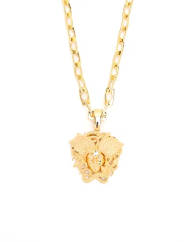 Versace Medusa Necklace In Gold