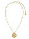 Versace Medusa Necklace In Gold