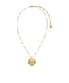 Versace Medusa Necklace In Yellow