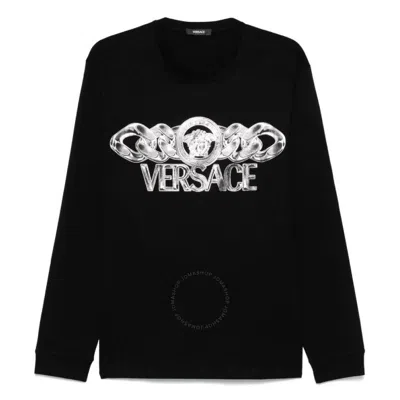 Versace Medusa On Chain T-shirt In Black