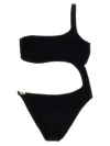 Versace 'medusa' One-piece Swimsuit In Black
