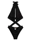 Versace Women 'medusa' One Piece Swimsuit In Black