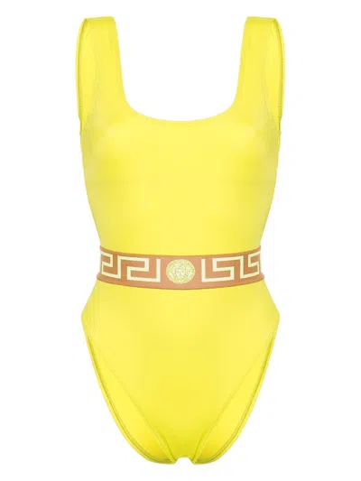 VERSACE MEDUSA ONE-PIECE SWIMSUIT WITH PRINT