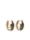 Versace Medusa Oval-frame Earrings In Gold