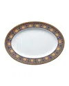 Versace Medusa Oval Platter In Blue