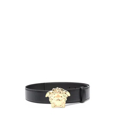 VERSACE VERSACE MEDUSA PLAQUE BUCKLE BELT