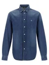 Versace Medusa Shirt And Blouse Blue In Blue