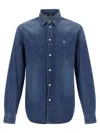 Versace Medusa Shirt And Blouse Blue In Blue