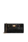 Versace Medusa Pattern Shoulder Bag In Black