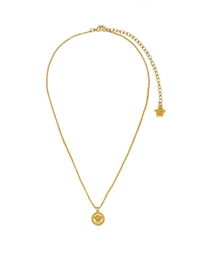 Versace Medusa Pendant Necklace 95 In Gold