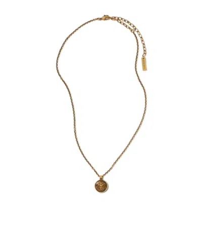 Versace Medusa Pendant Necklace In Gold