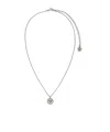 Versace Medusa Pendant Necklace In Gray
