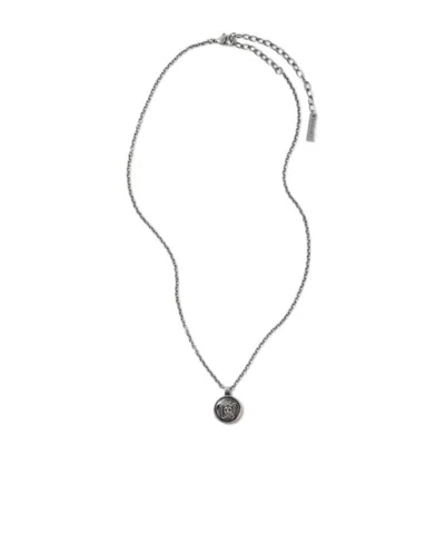 Versace Medusa Pendant Necklace In Metallic