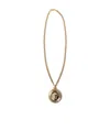 Versace Medusa-pendant Necklace In Yellow