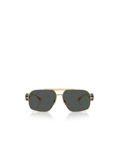 Versace Medusa Pilot-frame Sunglasses In Black