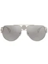 Versace Medusa Pilot-frame Sunglasses In Gold