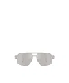 Versace Medusa Pilot-frame Sunglasses In Gray