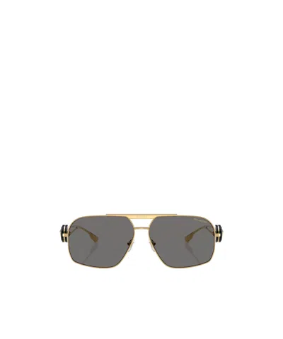 Versace Medusa Pilot-frame Sunglasses In Gray