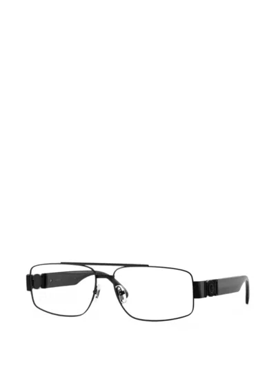 Versace Medusa Pilot-frame Glasses In Black