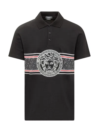 Versace Medusa Piquet Polo