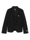 Versace Medusa-plaque Blazer In Black