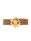 Versace Medusa-plaque Bracelet In Brown