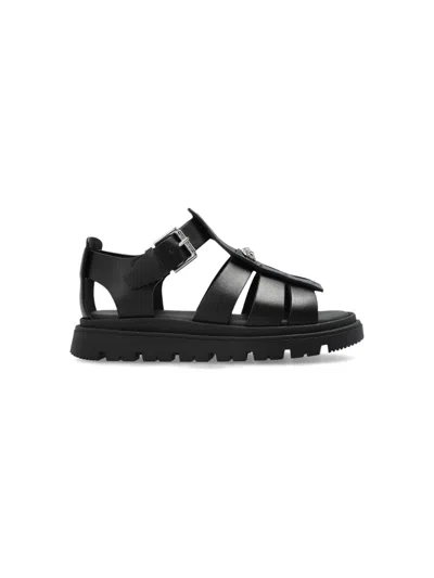 VERSACE MEDUSA-PLAQUE CAGE SANDALS