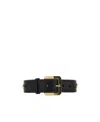 Versace Medusa Plaque Detail Dog Collar In Black