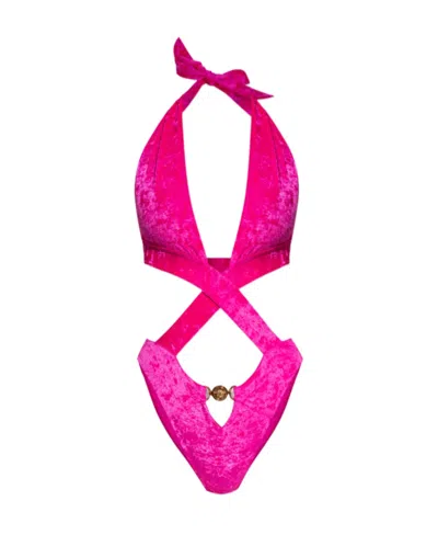 VERSACE VERSACE CUT-OUT ONE PIECE SWIMSUIT