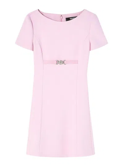 Versace Vestido Corto In Nude & Neutrals