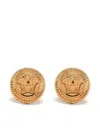Versace Medusa Head-detail Stud Earrings In Grey