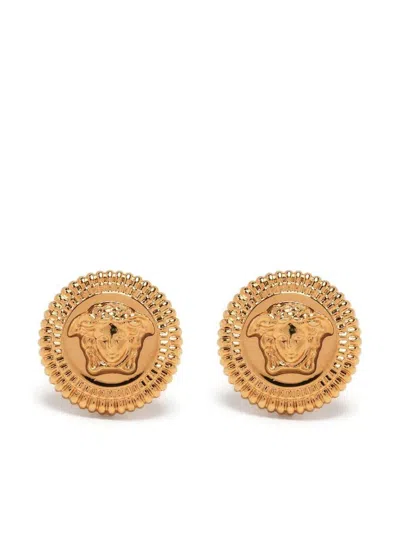 VERSACE VERSACE MEDUSA PLAQUE EARRINGS