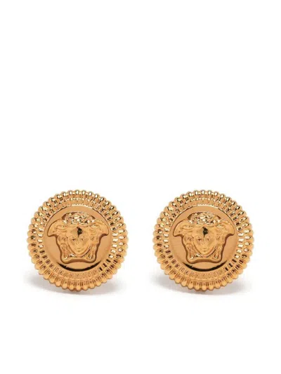 VERSACE VERSACE MEDUSA PLAQUE EARRINGS