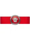 Versace Gianni Ribbon Bow Hair Clip In Red