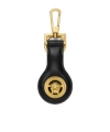 Versace Medusa Plaque Keychain In Black