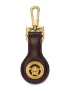 Versace Medusa Plaque Keychain In Red