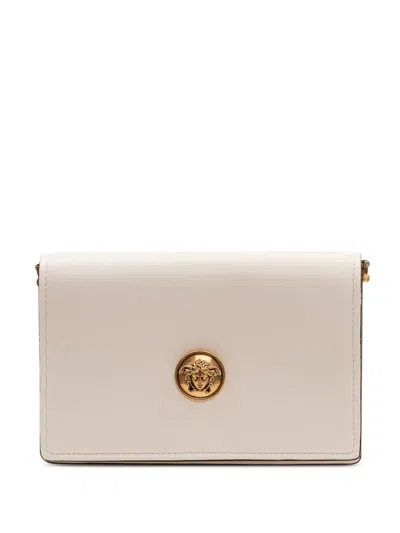 Versace Medusa Plaque Leather Mini Bag In Pattern